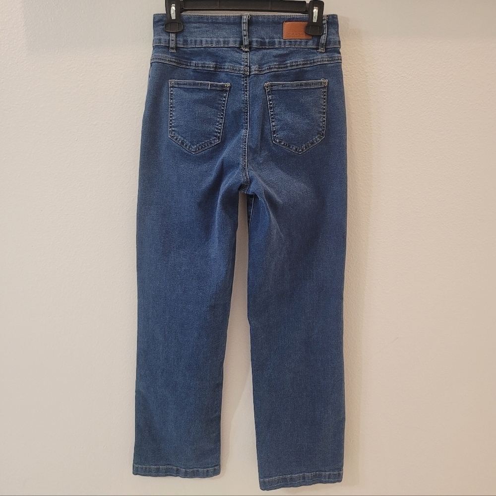 Elegant Indigo Women's Straight Leg Jeans Size 6 - Picture 4 of 14